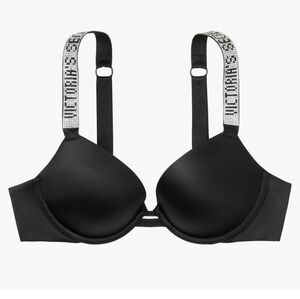 Victoria’s Secret Fashion Show 24 Starstruck Shine Strap Push-Up Bra – Black 38B